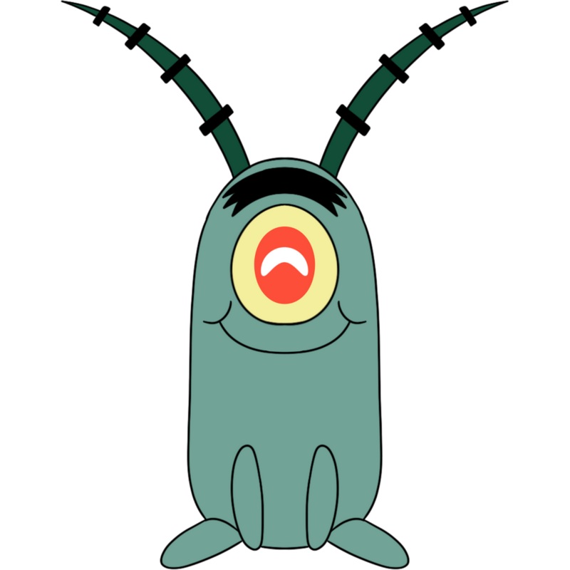Plankton Sit Plush (9in)