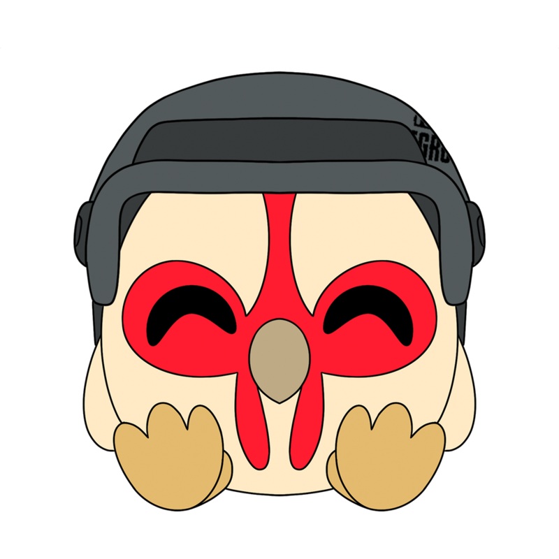 PUBG Chicken Stickie (6in)