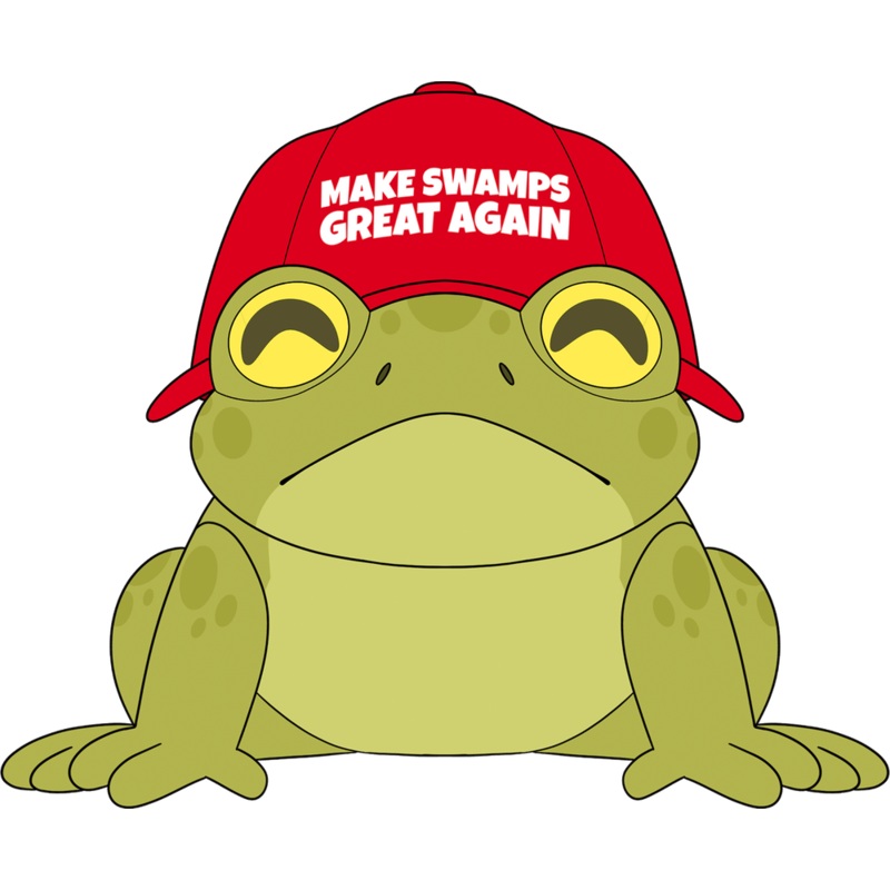 Conservative Frog Plush (9in)