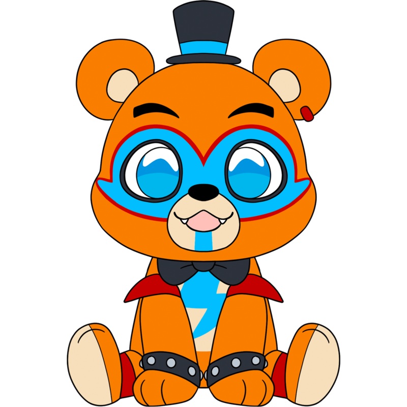 Glamrock Freddy Sit Plush (9in)