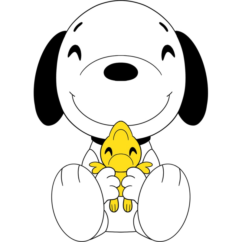 Snoopy and Woodstock Plush (9in)