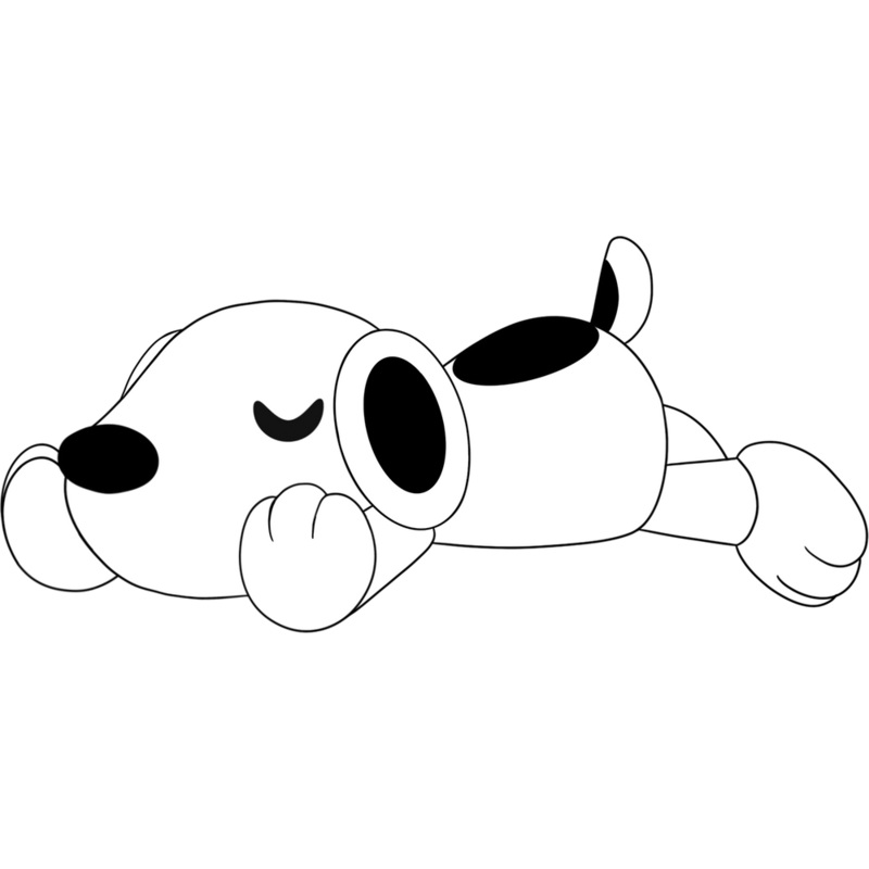 Snoopy Flop Plush (9in)