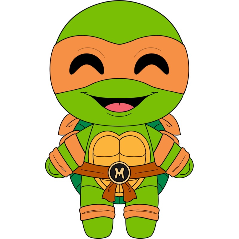 Chibi Michelangelo Plush (9in)