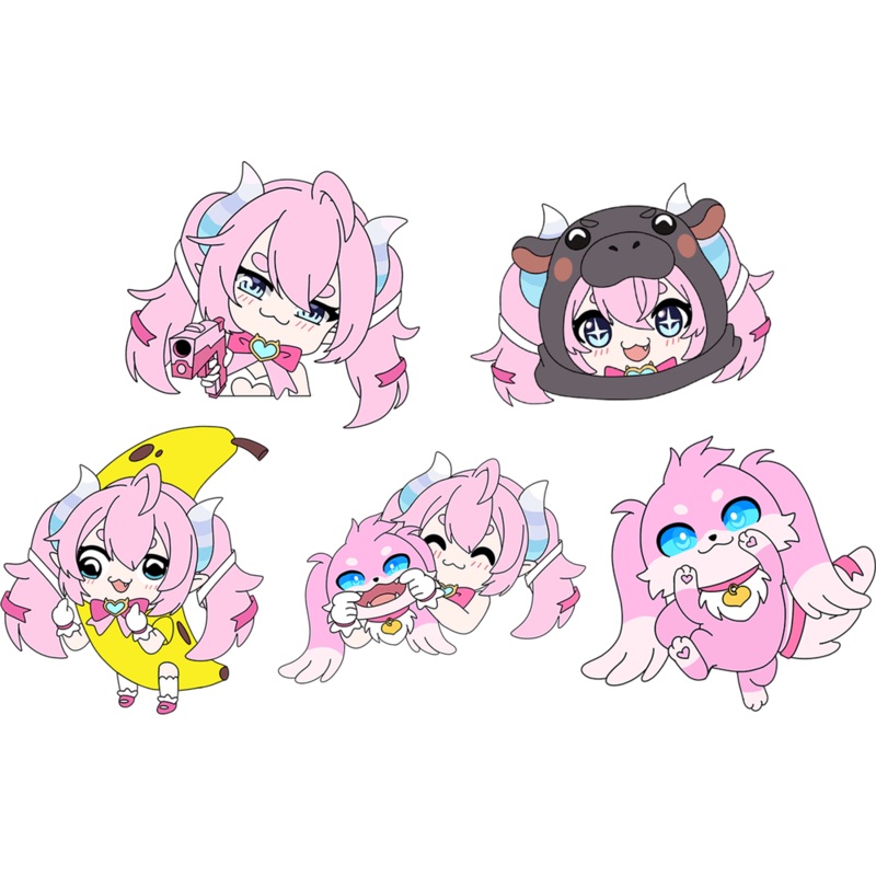 Chibidoki Pin Set