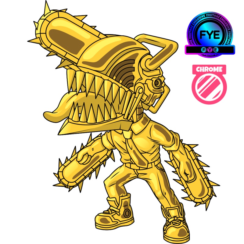 Gold Chrome Chainsaw Man