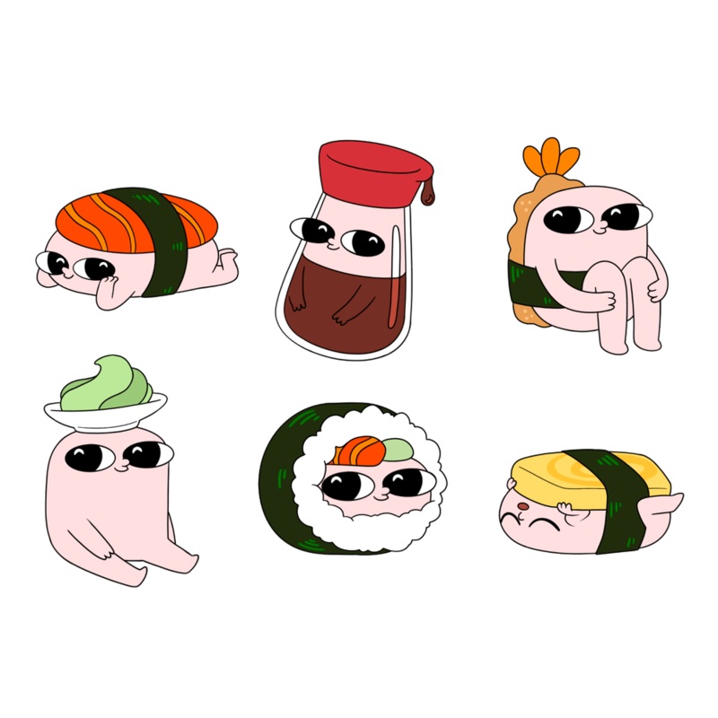 KetNipz Sushi Pin Set