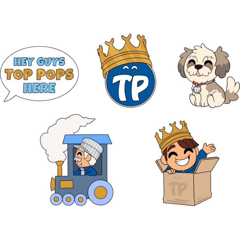 Top Pops Pin Set