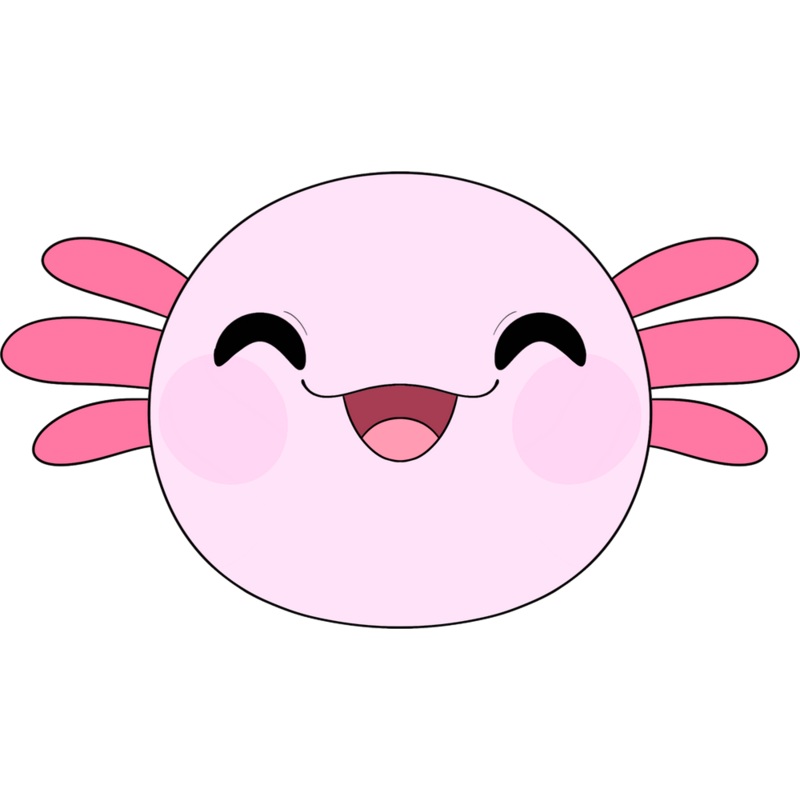 Axolotl Pillow (1ft)