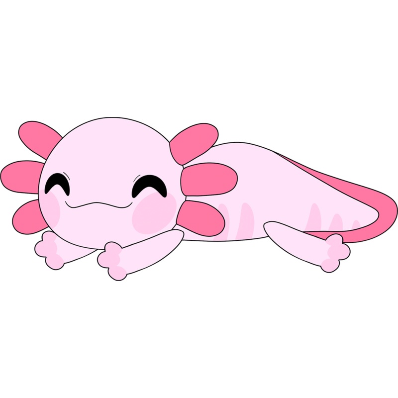 Axolotl Shoulder Rider (6in)