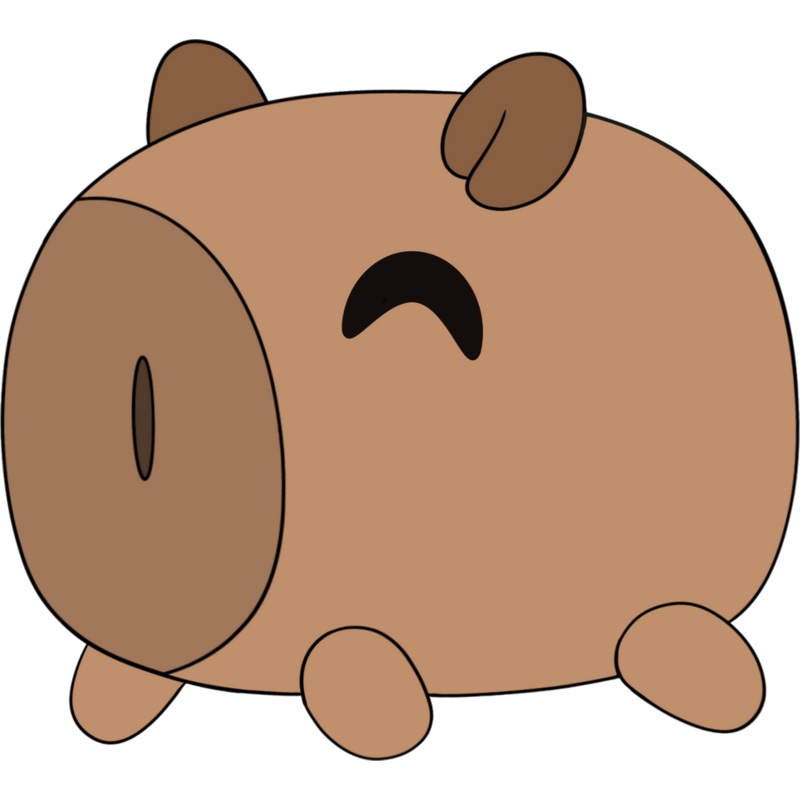 Capybara Stickie (6in)