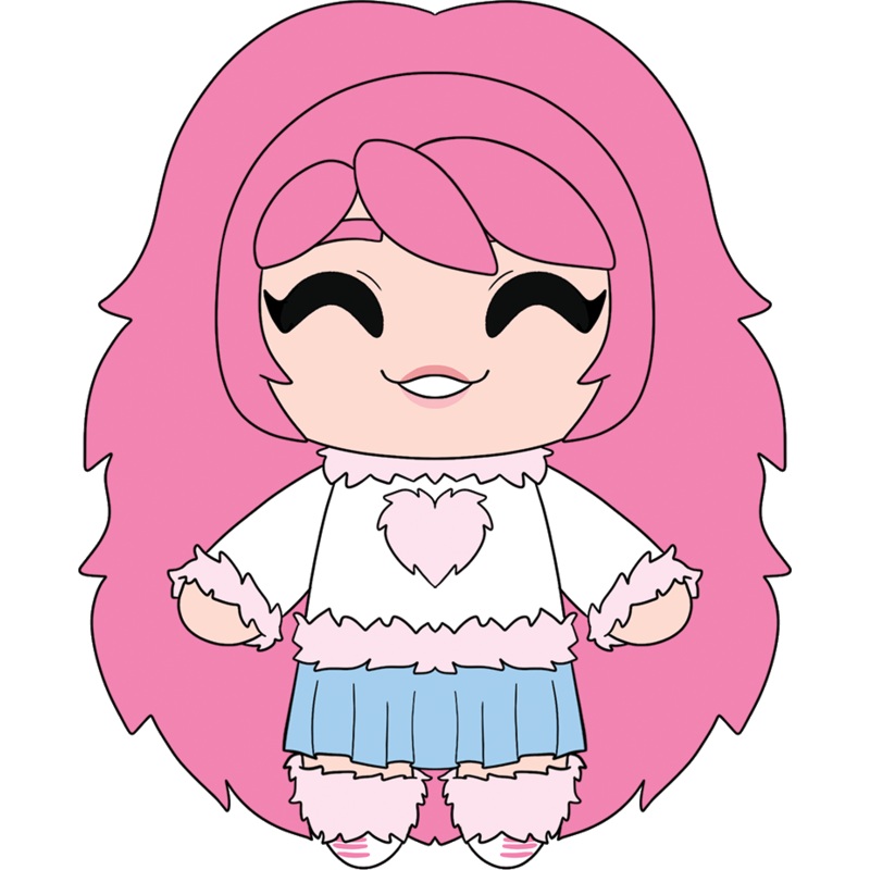 Fluffle Puff Anime Plush (9in)