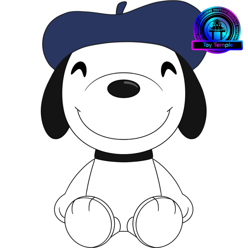 French Snoopy Plush (9in)