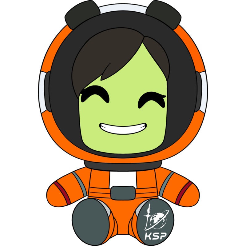 Kerbal Space Program Female Plush (9in)