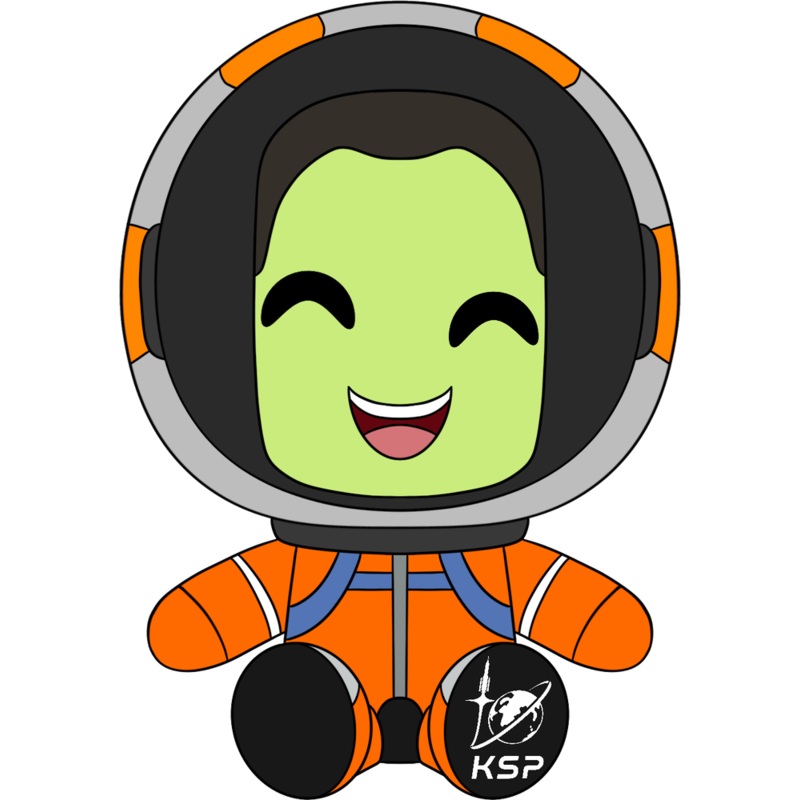 Kerbal Space Program Male Plush (9in)