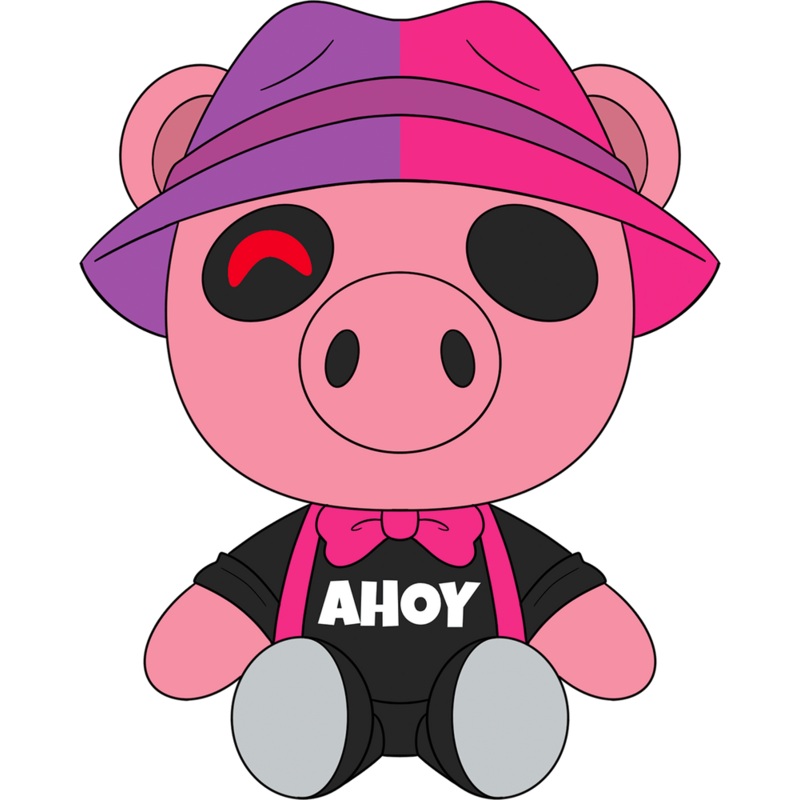 MiniToon Piggy Plush (9in)