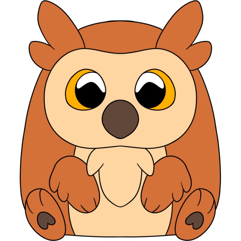 Owlbear Keychain Plush (5in)