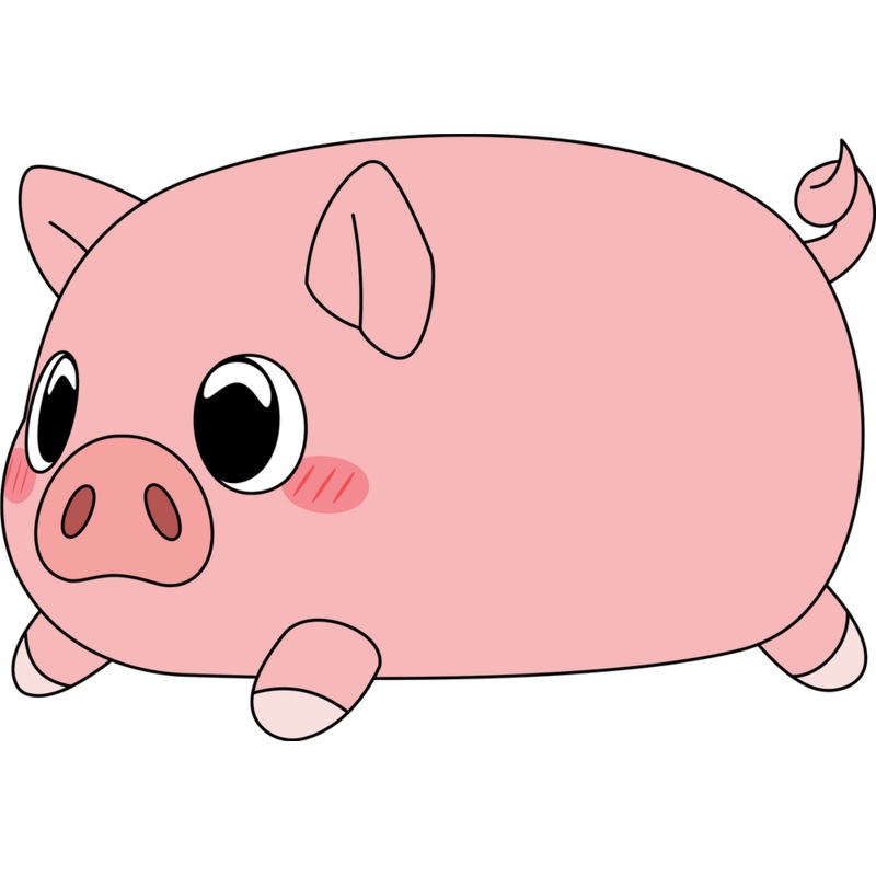 Piggy Pillow (1ft)