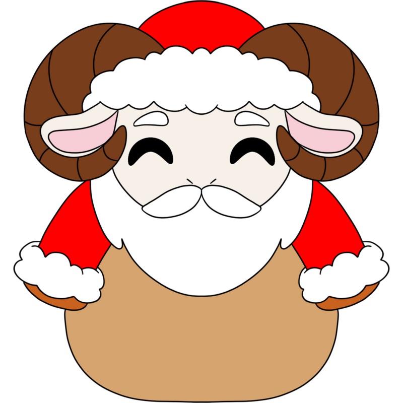 Rammie Santa & Bag (1ft)