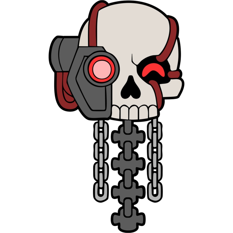 Servo Skull Pin