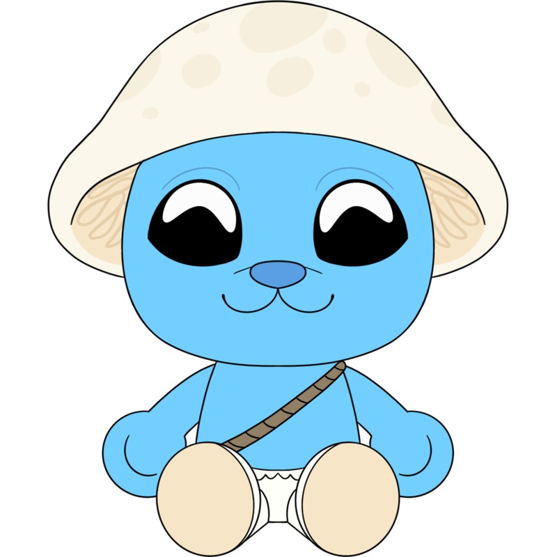 Smurf Cat Plush (9in)