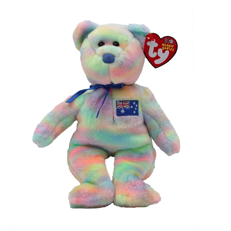 Ty Beanie Baby: Aussiebear the Bear - Australia Exclusive