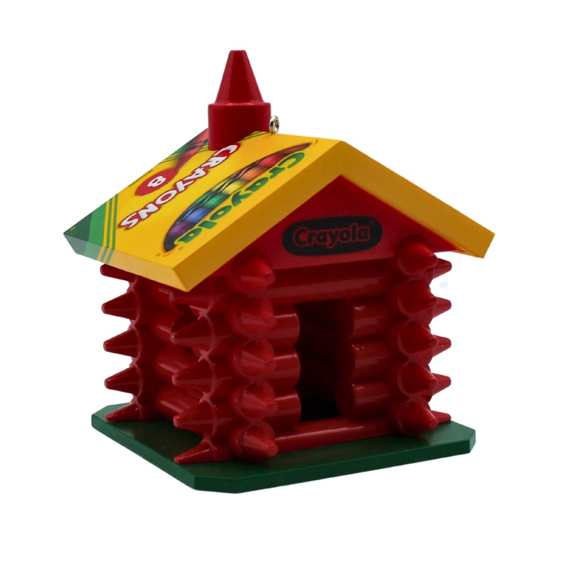 Hallmark Ornament: 2020 Colorful Schoolhouse | QXI2591 | Crayola