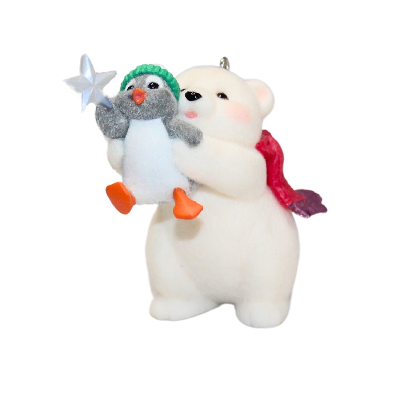 Hallmark Ornament: 2002 The Wishing Star | QX8033 | Snowball and Tuxedo