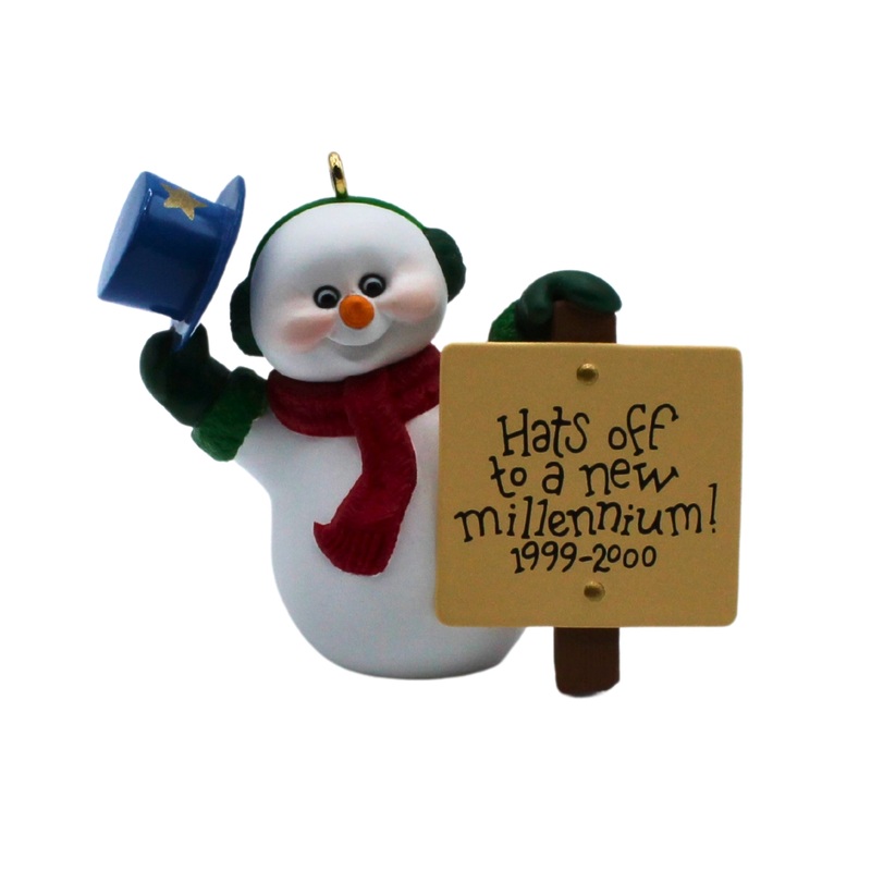 Hallmark Ornament: 1999 Millennium Snowman | QX8059