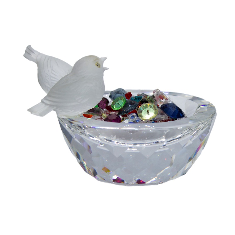 Swarovski Figurine: 010029 Bird Bath