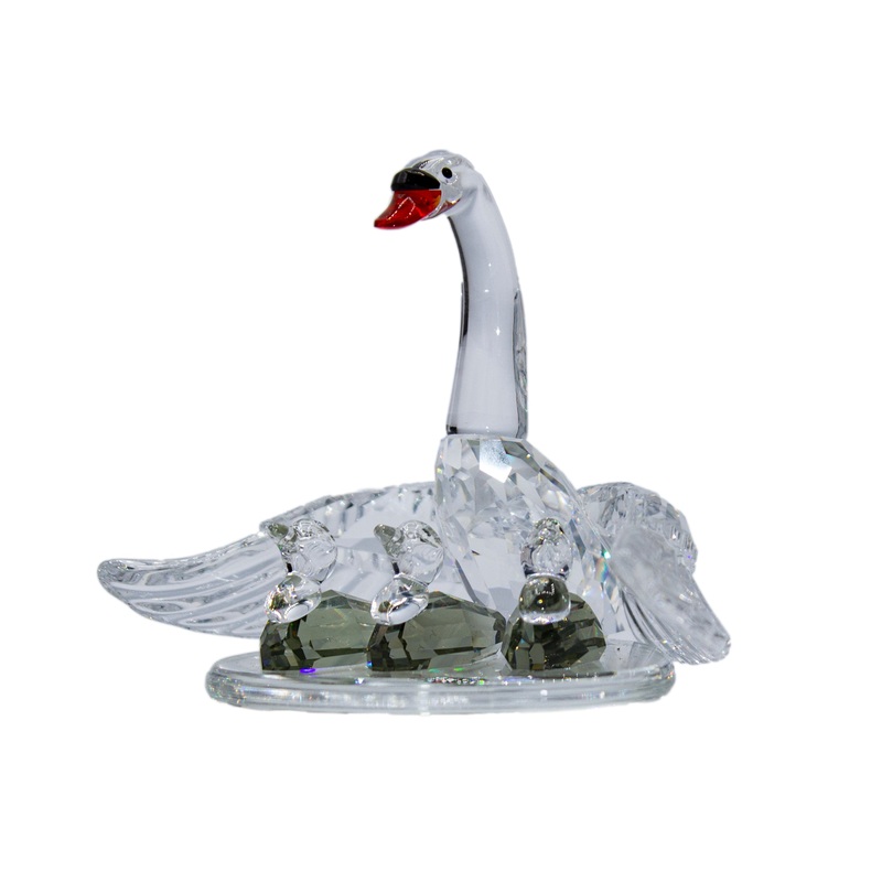 Swarovski Figurine: 243373 Swan Family