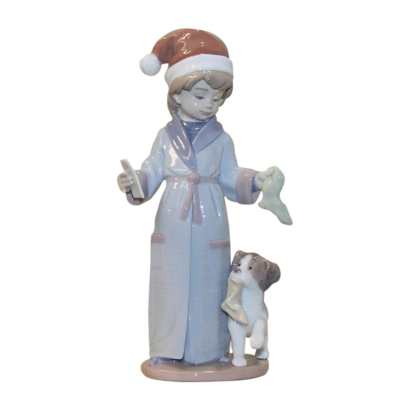 Lladr Figurine: 6166 Dear Santa