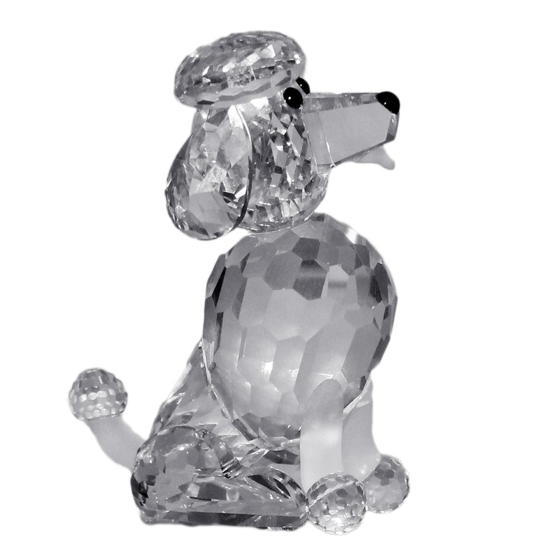 Swarovski Figurine: 181317 Poodle Sitting