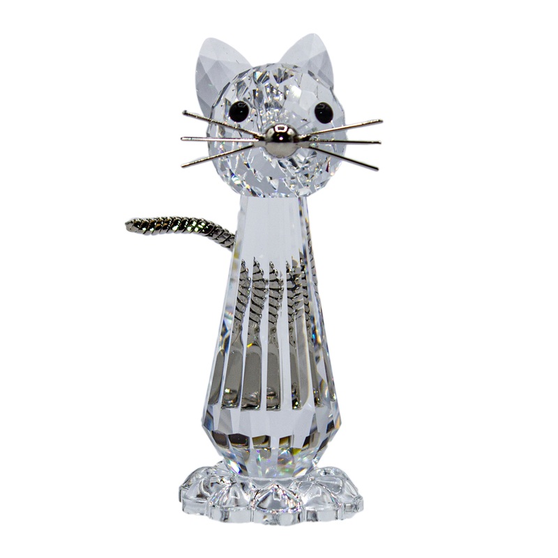 Swarovski Figurine: 183274 Cat Replica - 1994