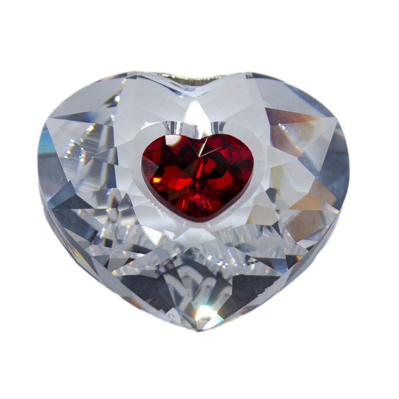 Swarovski Figurine: 629510 Heart Pendant - 2004