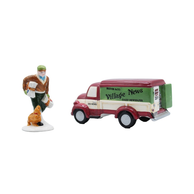 Department 56: 54593 Village News Delivery - Set of 2