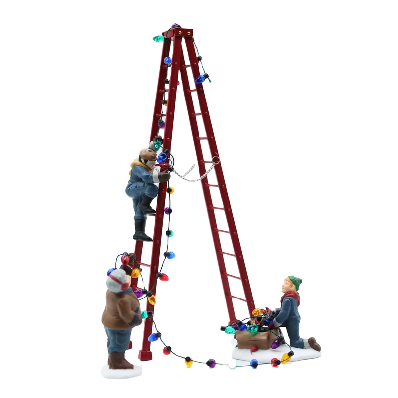 Department 56: 55662 Town Tree Trimmers - Set of 4