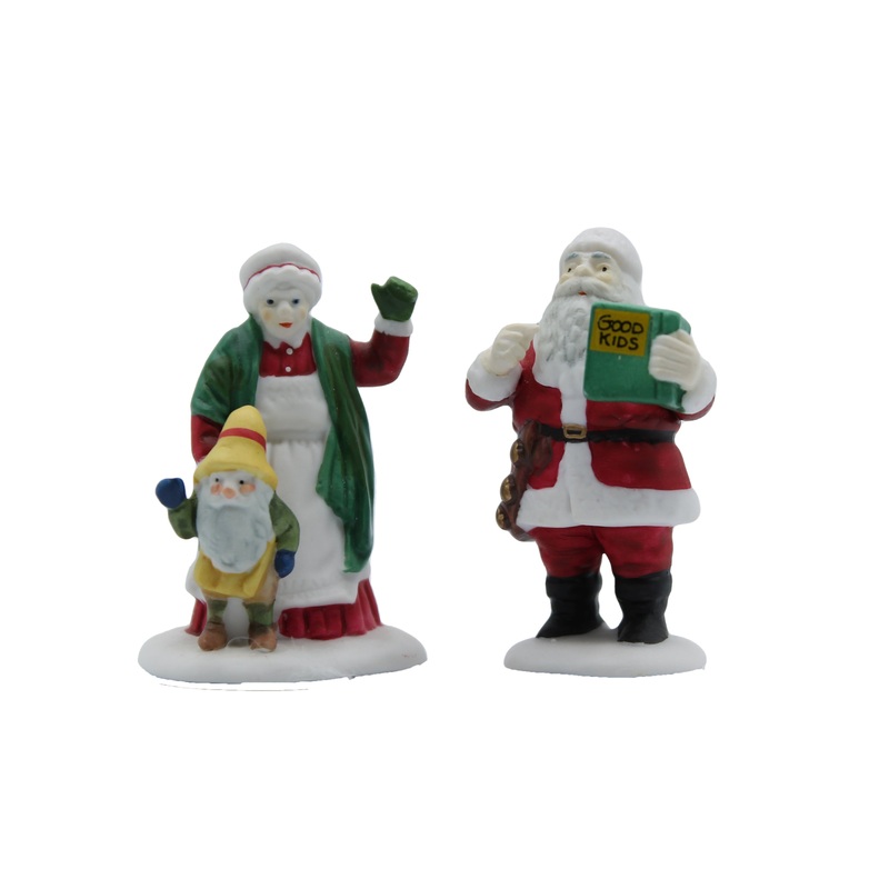 Department 56: 56090 Santa & Mrs. Claus - Set of 2
