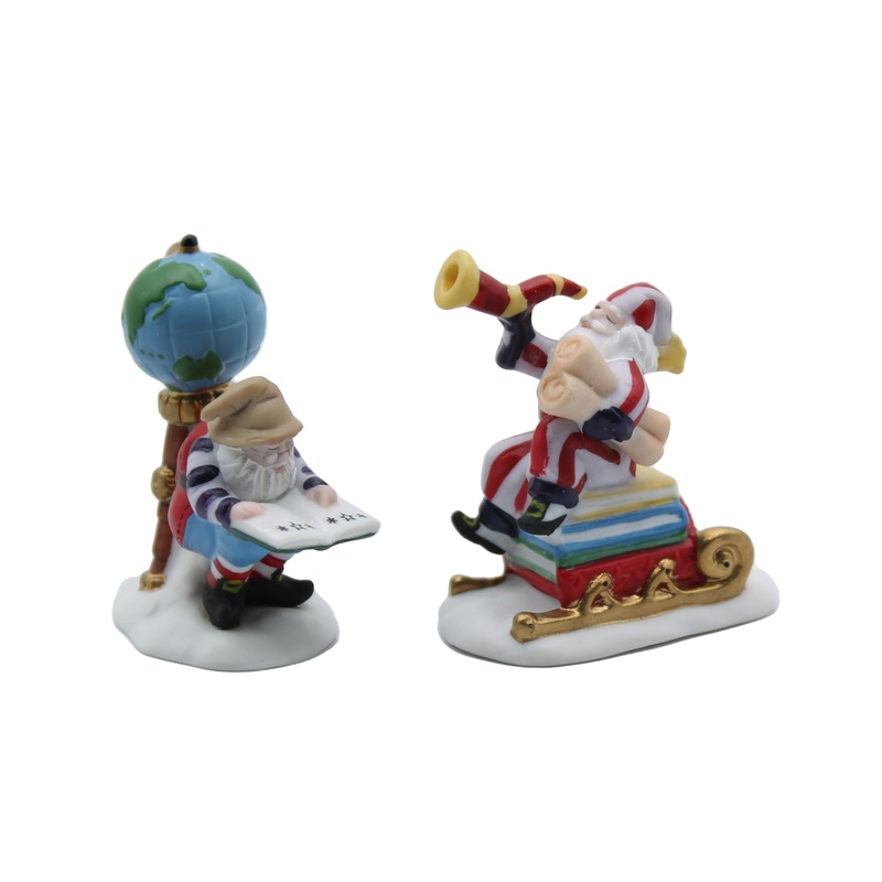 Department 56: 56364 Charting Santa's Course - Set of 2