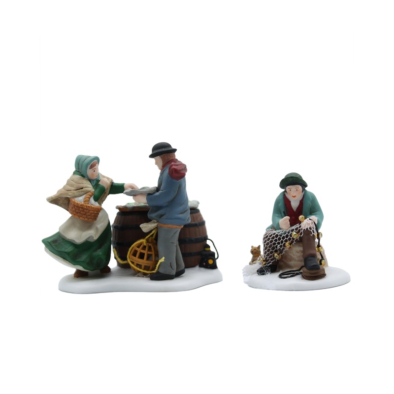 Department 56: 58420 A Good Day's Catch - Set of 2