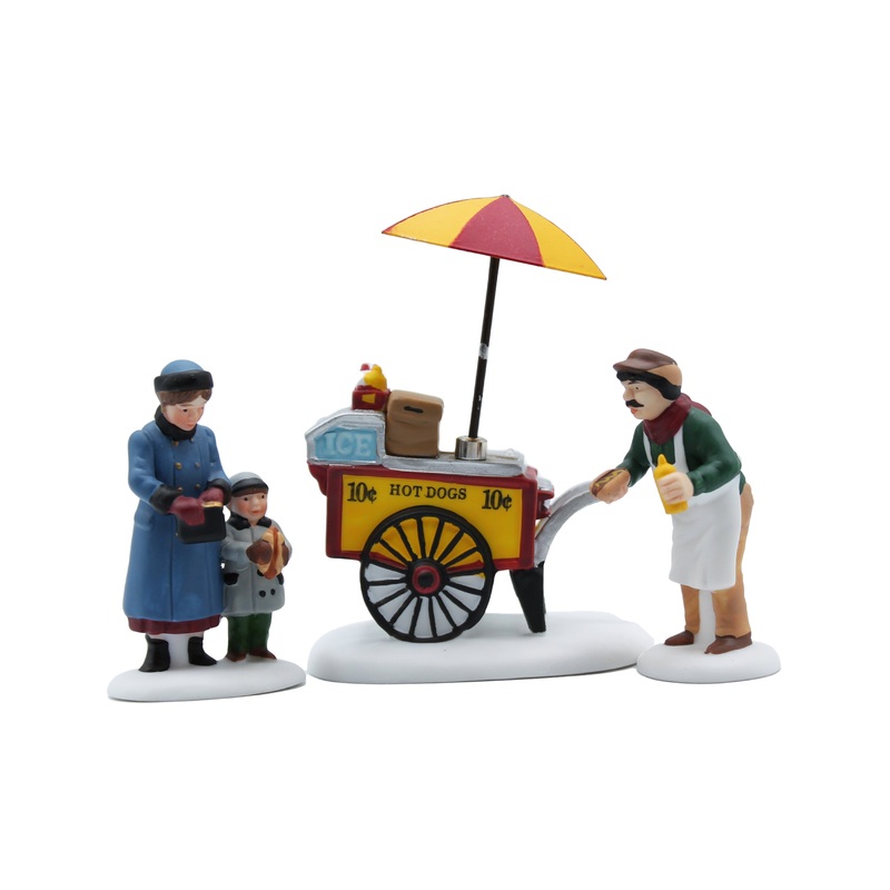 Department 56: 58866 Hot Dog Vendor Set - Set of 3