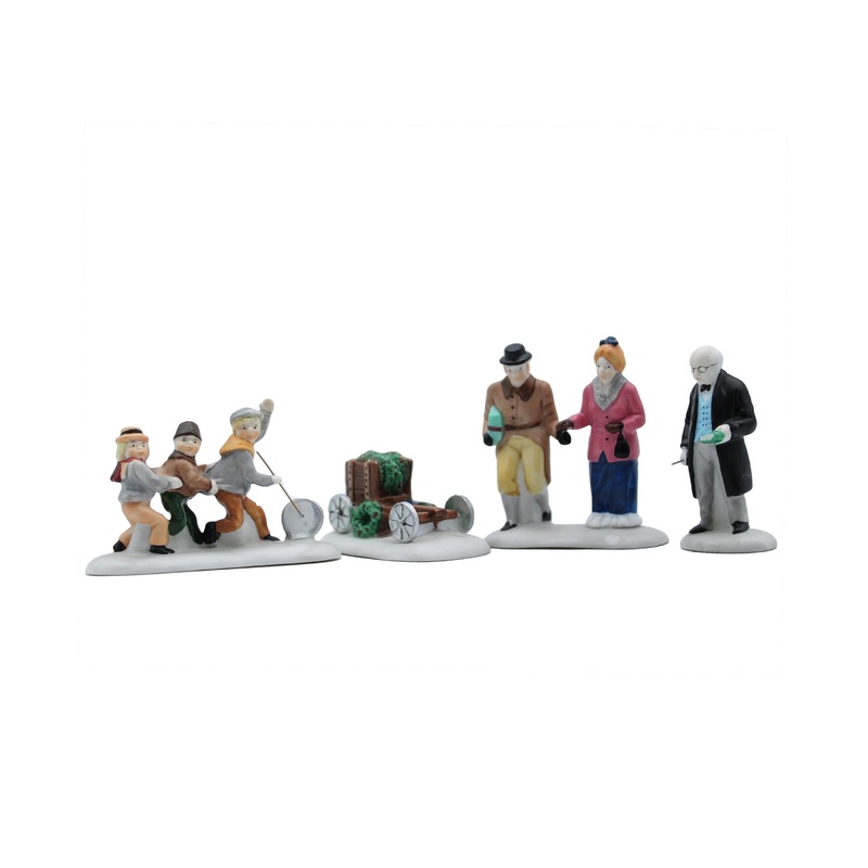 Department 56: 59293 Nicholas Nickleby - Set of 4