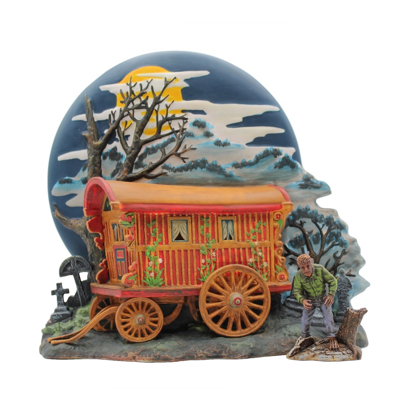 Department 56: 59304 The Wolf Man's Curse Lighted - Set of 2