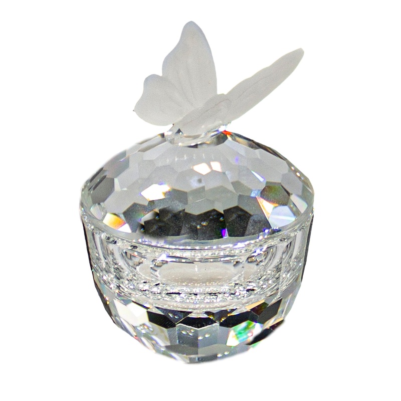 Swarovski Figurine: 010078 Treasure Box Butterfly