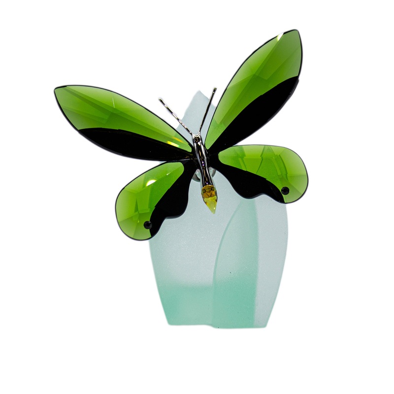 Swarovski Figurine: 622739 Anamosa Butterfly - Moss Green