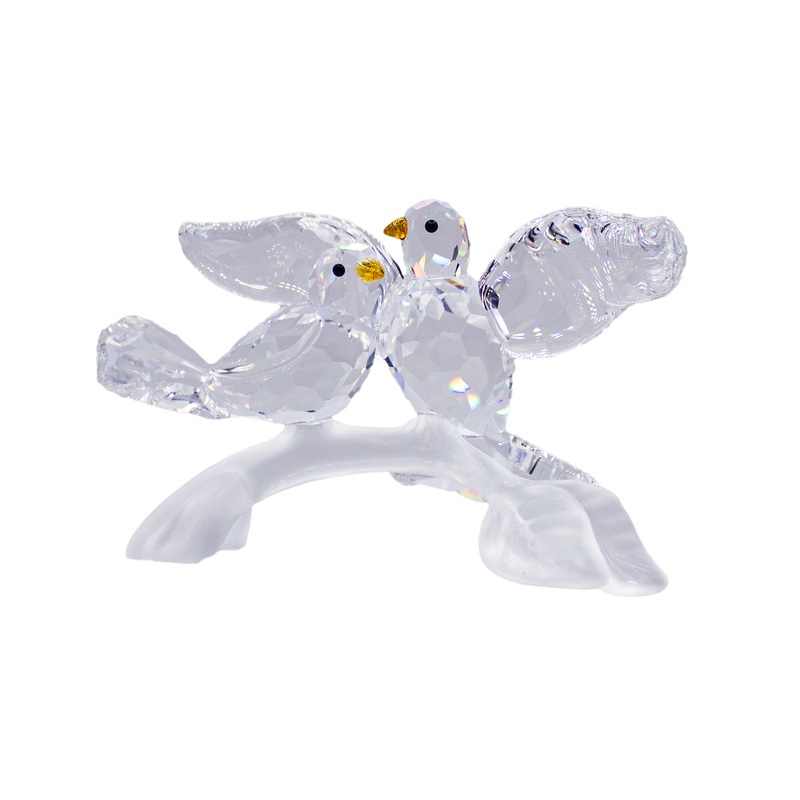 Swarovski Figurine: 657378 Turtledoves