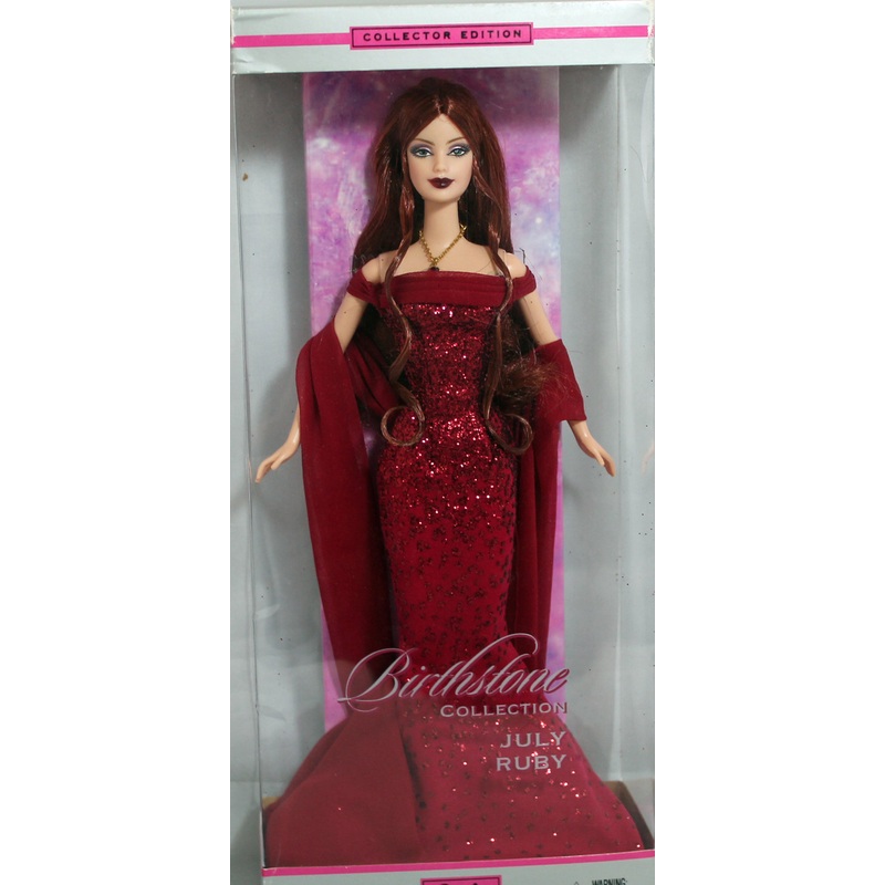 2002 July Ruby Birthstone Barbie (B3415)