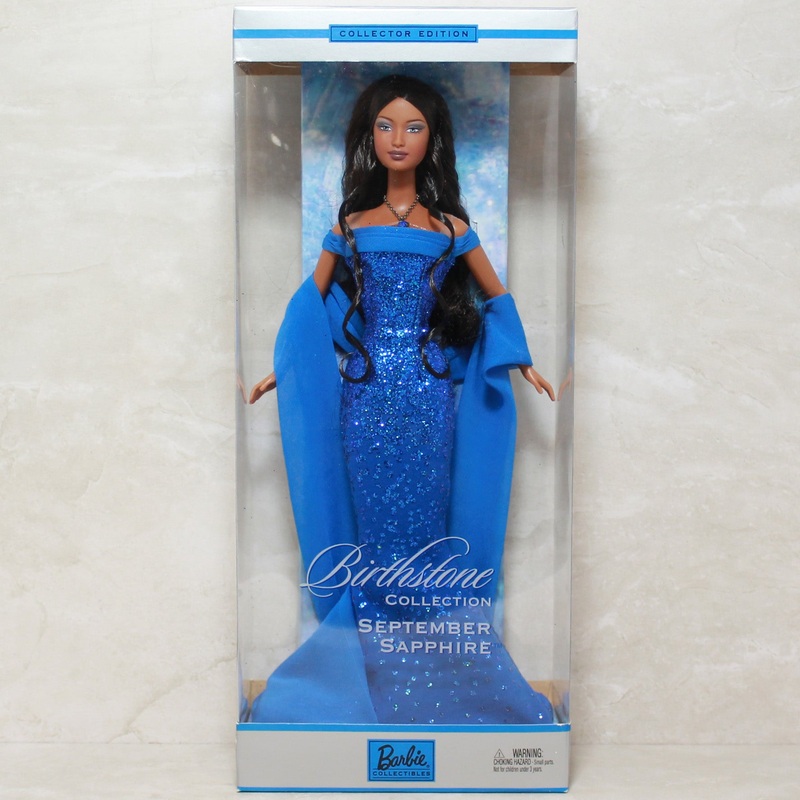 2002 September Sapphire Barbie (C0579) - African American
