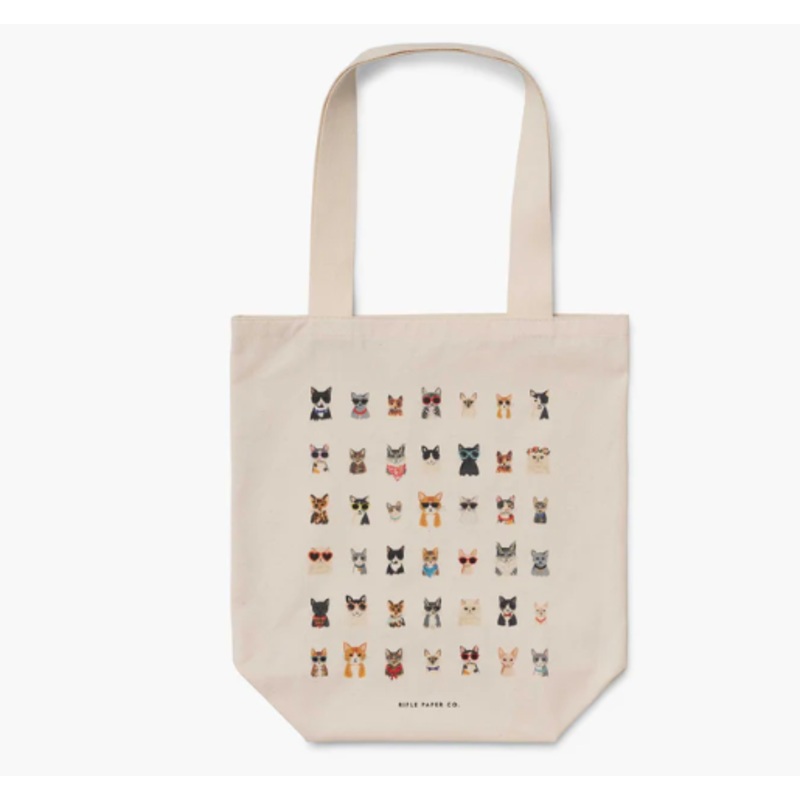 Canvas Tote Bag - Cats
