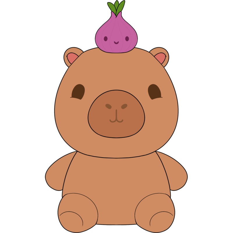 Viyaura Capybara Plush (9in)