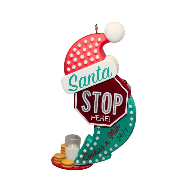 Hallmark Ornament: 2014 Santa Stop Here! | QGO1436